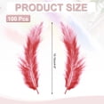 thumbnail image 2 of 100 Pack Fluffy Turkey Marabou Feather,Red Natural Turkey Feather, 2 of 5