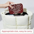 thumbnail image 6 of Christmas Velvet Portable Jewelry Organizer Box with Removable Compartment - Gift and Jewelry Display, 6 of 7