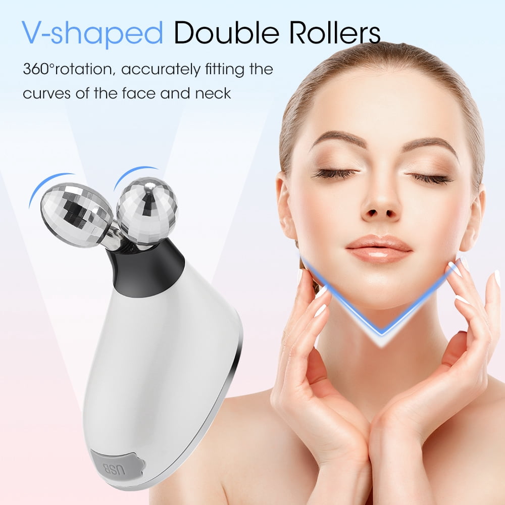 Flaremore Micro-current Face Massager 6 in 1 Electric Facial Skin Beauty Device Lifting Firming Fading Lines 101800 Battery