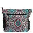 thumbnail image 4 of ESVAN Original Floral Water Resistant Large Tote Bag Shoulder Bag for Gym Beach Travel Daily Bags Upgraded ([R] Pattern), 4 of 4