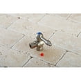 thumbnail image 3 of Kingston Brass CC33102 3/8" FIP x 3/8" OD Comp Quarter-Turn Angle Stop Valve, Polished Brass, 3 of 7