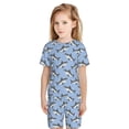 thumbnail image 2 of JUNZAN Party Shark Cute for Boys Girls Pajama Sets Toddler Sleepwear Summer Jammies 2pcs PJs, 2 of 7