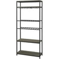 thumbnail image 1 of 69" Wine Bottle and Stemware Storage Shelf in Cerused Ash, 1 of 6