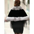 thumbnail image 2 of SAYFUT Women's Faux Fur Coat Wedding Cloak Cape Wraps Evening Shawl Stole Wrap Shrug Wedding Dress Party Coat for Winter, 2 of 5