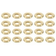 thumbnail image 1 of Unique Bargains M5x0.8 Brass Round Locknut 20 Pack Flat Wheel Ring Lock Nut Smooth Surface Decoration, 1 of 6