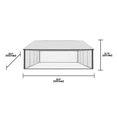 thumbnail image 5 of Zenport SH7005-2-ZD Double-Wide Folding Aluminum Cold Frame Greenhouse, 5 of 5