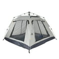 thumbnail image 2 of Hydraulic Instant Pop Up Waterproof Camping Tent Outdoor Easy Set Up Automatic Beach Tent for 3-5 People, 2 of 7