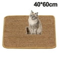 thumbnail image 1 of Alfombrilla rascadora para gatos de sisal natural, antideslizante, para dormir, para que los gatos no muerdan las garras y protejan los muebles, 1 of 4