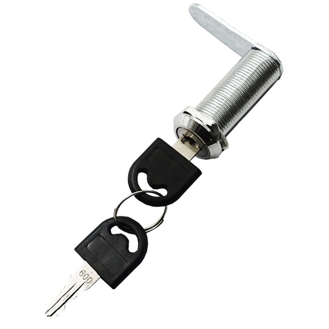 Luzkey Cabinet cam Lock Set Cylinder Cabinet Lock Furniture Lock Multifunction File Cabinet Lock RV Lock for Dresser Coffer Cupboard 40x18mm