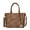 MU Tan, variant on Siena Tote Bag Vegan Leather Shoulder Bag Purse by Mia K