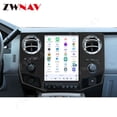 thumbnail image 2 of ZWNAV 12.1 inch Android Qualcomm Car Radio for Ford F250 F350 F450 F650 2009-2014 Stereo Upgrade Tesla Style Dash Touch Screen Android Auto GPS Navigation Multimedia Player(8+128GB), 2 of 6