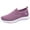 Purple, variant on Women's Woven Orthopedic Breathable Soft Shoes Go Walking Slip on Shoes Hands Free Slip in Sneakers Arch Support Fashion Spring And Summer Women Sports Shoes Mesh Breathable Shoes