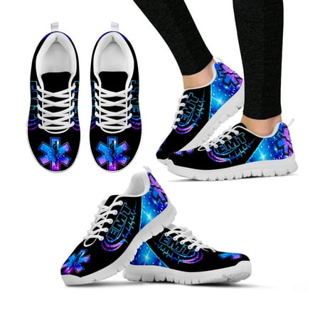 

Dream Star Design Shoes EMT/CNA Printed Lightweight Outdoor Shoes Comfortable Nurse Medical Design Casual Shoes