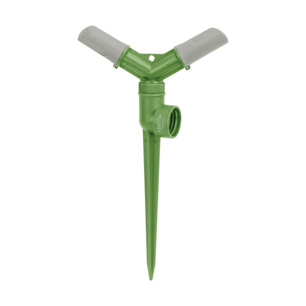 Martha Stewart MTSSRSPR2 Rotating Sprinkler with Durable Spike,2Arm