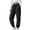 Q73 Black, variant on Mifsaly Womens Jogger Sweatpants Baggy High Waisted Lounge Pants Casual Drawstring Elastic Waist Loose Fit Athletic Joggers with Pockets Black,M