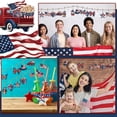 3.15 Inch 250th Anniversary 4th of July Wooden Hanging Ornament Set, 12 ...