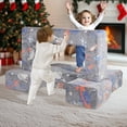 thumbnail image 4 of VEVOR 4-Piece Modular Kids Play Couch – DIY Glow-in-the-Dark Toddler Chair, Soft and Versatile Furniture for Creative Play, Grey, 4 of 12