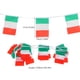 thumbnail image 4 of Banderín de banderas de Italia, 825 x 5,5 pulgadas, pequeño, con banderas de países y del mundo, ideal para inauguraciones, festivales, celebraciones deportivas y decoraciones., 4 of 5