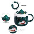thumbnail image 3 of Taza de café navideña de cerámica, linda taza de café navideña, regalo de Navidad para mujeres, hombres, niños, oficina y uso personal., 3 of 5
