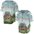 thumbnail image 3 of Happy Easter Basset Hound American Flag Truck All Over Print 3D Baseball Shirt Bassets Dog Breed Lovers Gifts Idea Softball Sport - 03001, 3 of 6