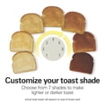 thumbnail image 2 of Hamilton Beach 4 Slice Toaster with Extra-Wide Slots, Bagel Setting, Toast Boost, Slide-Out Crumb Tray, Auto-Shutoff & Cancel Button, Stainless Steel, 2 of 9