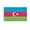 Azerbaijan 3x5 ft Polyester Flag, variant on AGAS Small Azerbaijan 4x6 inch Flag mounted onto 11 inch Plastic Pole Polyester Fabric Stitched Edges Azerbaijan Hand Held Mini Small Stick Flags