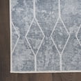 thumbnail image 5 of Nourison Home Machine Washable Series 1 Geometric Blue Grey 7'10" x 9'10" Area Rug (8x10), 5 of 9