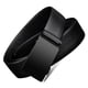 thumbnail image 4 of Cinturón clásico para hombre, hebilla automática negra, de piel sintética, de hierro, estilo elegante, suave y cómodo, 120 x 3,5 cm, cinturón de vestir cuadrado de aspecto brillante, 4 of 12