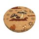 thumbnail image 1 of Disketp Brown Mushrooms Funda Redonda para Taburete, Funda de Cojín para Silla de Bar Suave y Elástica-14 inch, 1 of 7