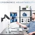 thumbnail image 4 of VIVO Mechanical Arm Single Monitor Wall Mount, Fits Ultrawide Screens up to 40", 4 of 8