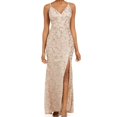 thumbnail image 1 of Vince Camuto Vestido de Lentejuelas para Mujer, Beige, 14P, 1 of 1