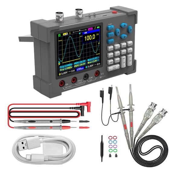 3in1 Oscilloscope Multimeter Signal Generator with IPS Display