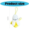 thumbnail image 5 of Banana Plush Keychain Toy Doll for Women Men Kids Handmade Keyring Accessory Backpack Accessories Birthday Gifts, 5 of 15