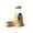 Yellow, variant on LLDYYDS Hamster Water Bottle with Stand Water Bottle with Food Container Base Automatic Bottle Dispenser 16CM