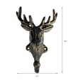 thumbnail image 2 of Cast Iron Wall Hanger Vintage Design Hooks Keys Towels Hook Metal Wall Mounted Heavy Duty Decorative Gift, 2 of 5