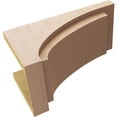 thumbnail image 6 of 12"W x 24"D x 12"H Wide Rivera Rough Cedar Woodgrain TimberThane Corbel, Primed Tan, 6 of 6