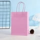thumbnail image 1 of Paquete de bolsas de regalo, paquete de papel de mano de Color caramelo, decoración de fiesta de boda, vacaciones, embalaje de regalo, bolsa de compras de papel Kraft, 10 piezas, 1 of 4