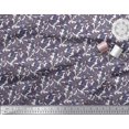 thumbnail image 2 of Soimoi polyester Crepe Fabric Texture,Autumn & Oak Leaves Decor Fabric Printed Yard 52 Inch Wide, 2 of 3