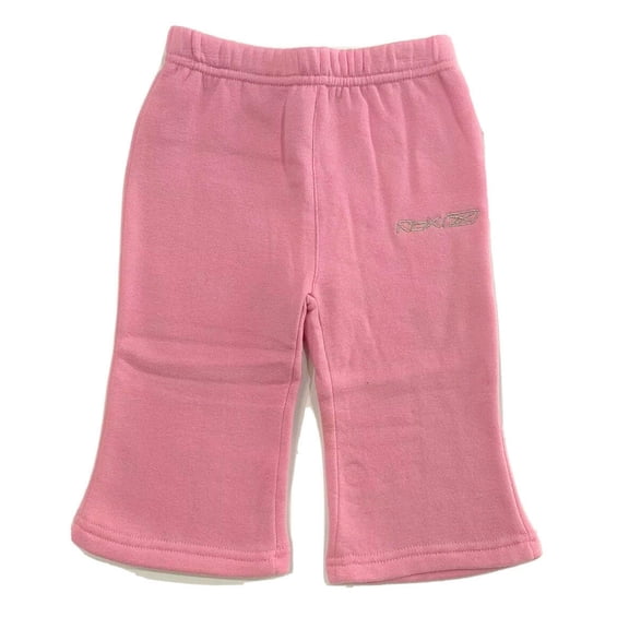 RBX GIRLS SWEATPANTS - PINK SZ 12 MONTHS - LONG PANTS ATHLETIC TRACK FLEECE