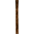 thumbnail image 6 of Ekena Millwork 1 1/2"W x 12"D x 15"H Damon Wrought Iron Bracket, (Single center brace), Antiqued Bronze, 6 of 10