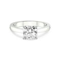 thumbnail image 3 of 1 Carat IGI Certified Radiant Shape Lab Grown Diamond Engagement Ring | 14K White Gold |Elsa Hidden Accents Solitaire Lab Diamond Ring | FG-VS1-VS2 Quality Friendly Diamonds, 3 of 5