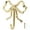 S, variant on Bow Hook Decorative Bow Hanger Gold Towel Hook Multi-Purpose Bow Shaped Hat Hooks Brass Wall Hook Wall Hanging Towel Hook for Bathroom Bedroom Bathrobe 9.2x9x2cm/6.6x6.6x1.7cm