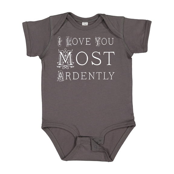 Inktastic I Love You Most Ardently Austen Girls Baby Bodysuit