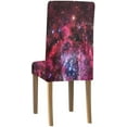 thumbnail image 4 of RYLABLUE Nebulae Collage Stretch Chair Cover Protector Seat Slipcover for Dining Room Hotel Wedding Party Set of 4, 4 of 5