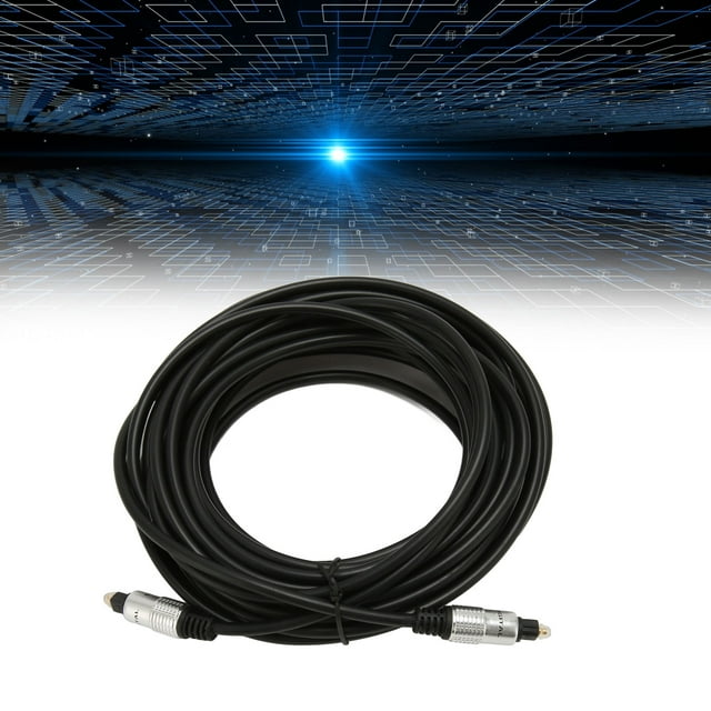 Optical Sound Cable, Digital Optic Cord, Toslink Cable With Clear Sound, Gold Plated Connector For TV