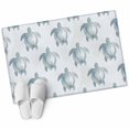 thumbnail image 2 of Sea Turtle Coastal 2'x3' Washable Rug, Watercolor Beach Ocean Nautical Non-Slip Soft Doormat Area Rugs for Entrance Bathroom Bedsides, StainResistant Carpet for Kitchen Bedroom, Entryway Floor Mat, 2 of 9