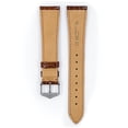 thumbnail image 3 of Hirsch Regent Alligator Flank Watch Strap - Brown - L - 20mm - Silver Buckle, 3 of 9