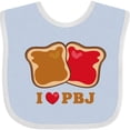 thumbnail image 3 of Inktastic I Love Pbj 2 Boys or Girls Baby Bib, 3 of 4