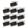 thumbnail image 1 of 10 Pack Wedding Greeting Cards with Envelopes, Gold Foil Design Thank You Notes Black, 1 of 5