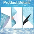 6 Sheets Fake Water Paper Decal Self-Adhesive Ripple Water Sticker ...